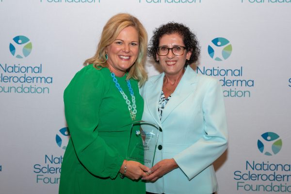 Mary Wheatley and Dr. Carol Feghali-Bostwick posing for a photo.