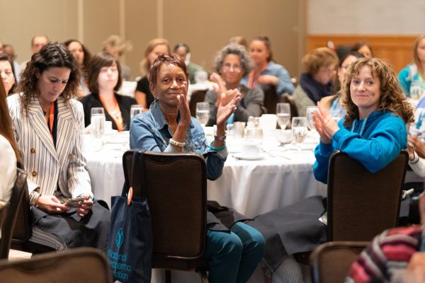 Audience applauds award winners